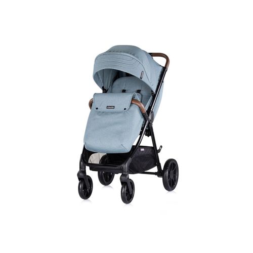 3800933000422 - Kombikinderwagen Ultera 2 in 1 Babyschale Fußabdeckung klappbar Korb hellblau
