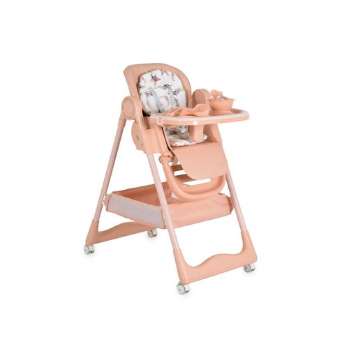 3801005153039 - Kinderhochstuhl Surprise faltbar Lätzchen Schüssel Löffel Gabel Räder Korb rosa 3801005153039 - Kinderhochstuhl Surprise faltbar Lätzchen Schüssel Löffel Gabel Räder Korb rosa