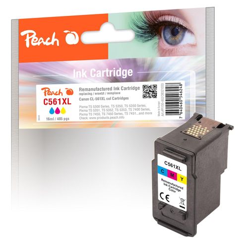 7640460546248 - C561 XL Druckkopf XL col ersetzt Canon CL-561XL 3730C001 für zB Canon Pixma TS 5350 a Canon Pixma TS 7451 a Canon Pixma TS 5351 a (wiederaufbereitet) 7640460546248 - C561 XL Druckkopf XL col ersetzt Canon CL-561XL 3730C001 für zB Canon Pixma TS 5350 a Canon Pixma TS 7451 a Canon Pixma TS 5351 a (wiederaufbereitet)