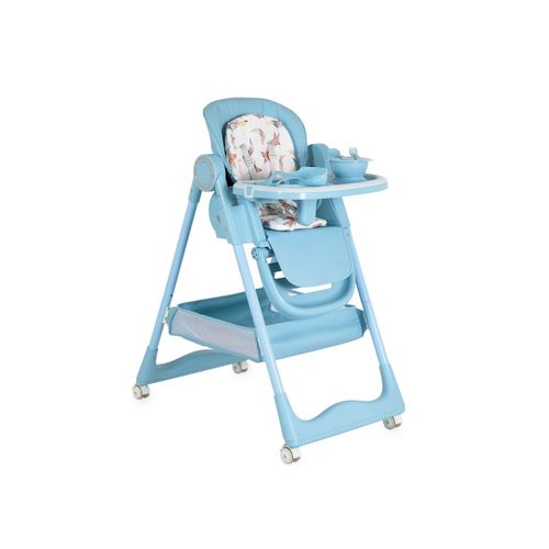 3801005153022 - Kinderhochstuhl Surprise faltbar Lätzchen Schüssel Löffel Gabel Räder Korb blau 3801005153022 - Kinderhochstuhl Surprise faltbar Lätzchen Schüssel Löffel Gabel Räder Korb blau