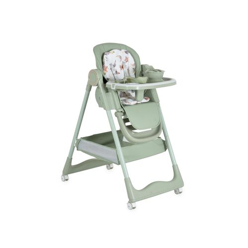 3801005153046 - Kinderhochstuhl Surprise faltbar Lätzchen Schüssel Löffel Gabel Räder Korb grün 3801005153046 - Kinderhochstuhl Surprise faltbar Lätzchen Schüssel Löffel Gabel Räder Korb grün