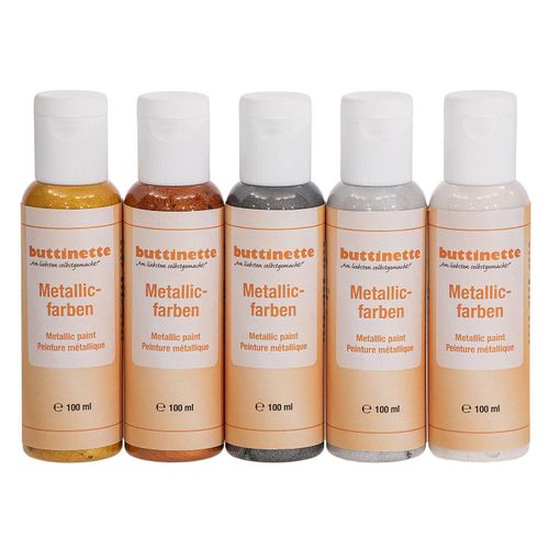 4058896393375 - Metallicfarben Klassisch 5x 100 ml