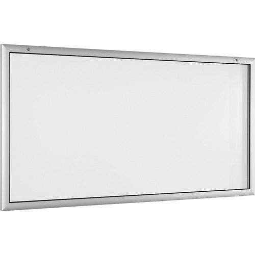 4260256790612 - Schaukasten für Innen- und Außenbereich Türöffnung um 180° nach unten Übergröße BxH 2000 x 1025 mm Rückwand reinweiß RAL 9010 kaiserkraft