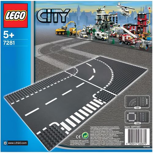 5702014460379 - LEGO City 7281 - Kurve und T-Kreuzung
