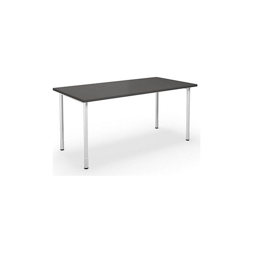 4061753262325 - Mehrzwecktisch DUO-C gerade Platte HxT 700 - 800 x 800 mm Breite 1600 mm dunkelgrau weiß kaiserkraft 4061753262325 - Mehrzwecktisch DUO-C gerade Platte HxT 700 - 800 x 800 mm Breite 1600 mm dunkelgrau weiß kaiserkraft
