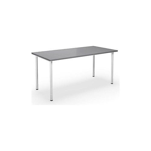 4061753262332 - Mehrzwecktisch DUO-C gerade Platte HxT 700 - 800 x 800 mm Breite 1600 mm lichtgrau weiß kaiserkraft 4061753262332 - Mehrzwecktisch DUO-C gerade Platte HxT 700 - 800 x 800 mm Breite 1600 mm lichtgrau weiß kaiserkraft