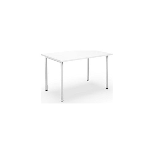 4061753262004 - Mehrzwecktisch DUO-C gerade Platte HxT 700 - 800 x 800 mm Breite 1200 mm weiß weiß kaiserkraft
