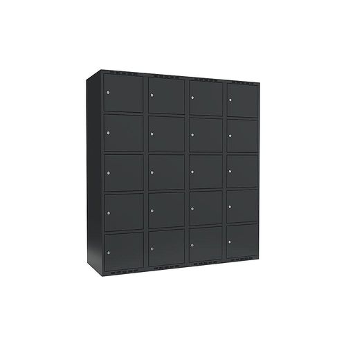 7042424853087 - 5er-Schließfachschrank Fydor 4 Abteile grau B 1200 mm 4 Abteile flache Dachform Zylinderschloss kaiserkraft 7042424853087 - 5er-Schließfachschrank Fydor 4 Abteile grau B 1200 mm 4 Abteile flache Dachform Zylinderschloss kaiserkraft