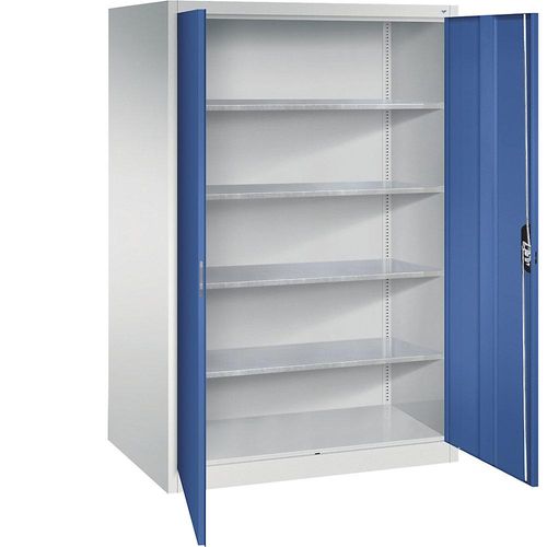 4062084803140 - Werkstatt-Flügeltürschrank HxBxT 1950 x 1200 x 800 mm lichtgrau enzianblau C+P 4062084803140 - Werkstatt-Flügeltürschrank HxBxT 1950 x 1200 x 800 mm lichtgrau enzianblau C+P