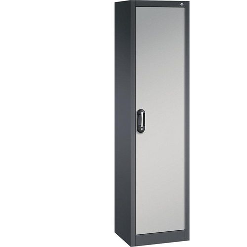 4064615184469 - ACURADO Universalschrank BxT 500 x 400 mm schwarzgrau   weißaluminium C+P