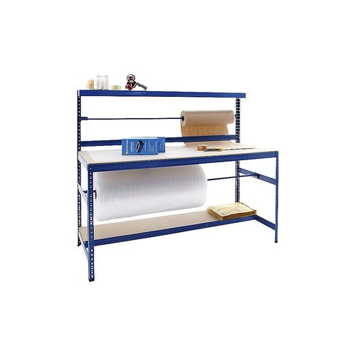 4063324019949 - Packtisch HxBxT 1500 x 1800 x 750 mm blau kaiserkraft 4063324019949 - Packtisch HxBxT 1500 x 1800 x 750 mm blau kaiserkraft