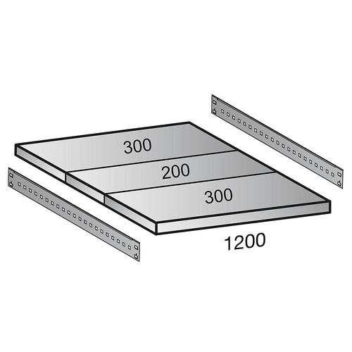 4260035212366 - Fachboden für Industriesteckregal Bodenbreite 1200 mm Tiefe 800 mm kaiserkraft 4260035212366 - Fachboden für Industriesteckregal Bodenbreite 1200 mm Tiefe 800 mm kaiserkraft