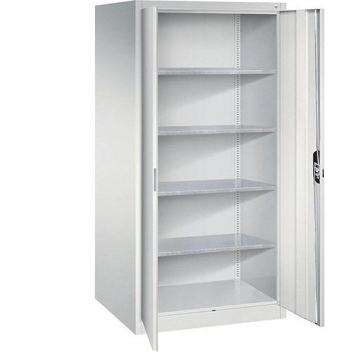 4064615166014 - Werkstatt-Flügeltürschrank HxBxT 1950 x 930 x 800 mm lichtgrau lichtgrau C+P 4064615166014 - Werkstatt-Flügeltürschrank HxBxT 1950 x 930 x 800 mm lichtgrau lichtgrau C+P