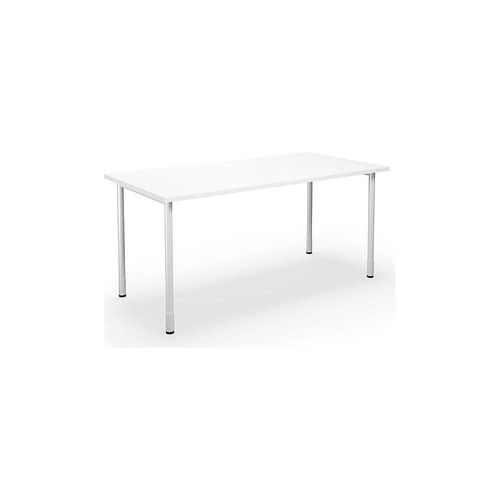 4061753262363 - Mehrzwecktisch DUO-C gerade Platte HxT 700 - 800 x 800 mm Breite 1600 mm weiß weiß kaiserkraft 4061753262363 - Mehrzwecktisch DUO-C gerade Platte HxT 700 - 800 x 800 mm Breite 1600 mm weiß weiß kaiserkraft