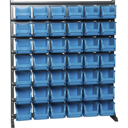 4021508567211 - Kleinteileregal Breite 1020 mm mit Sichtlagerkästen HxT 1160 x 235 mm kaiserkraft 4021508567211 - Kleinteileregal Breite 1020 mm mit Sichtlagerkästen HxT 1160 x 235 mm kaiserkraft