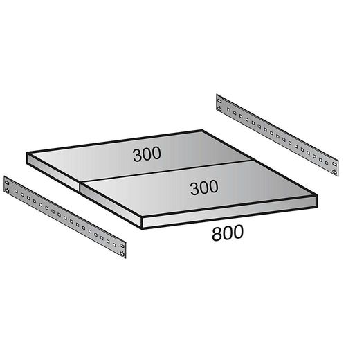 4260035211468 - Fachboden für Industriesteckregal Bodenbreite 800 mm Tiefe 600 mm kaiserkraft