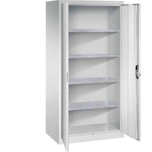 4069361433038 - Werkstatt-Flügeltürschrank HxBxT 1950 x 930 x 600 mm lichtgrau lichtgrau C+P 4069361433038 - Werkstatt-Flügeltürschrank HxBxT 1950 x 930 x 600 mm lichtgrau lichtgrau C+P