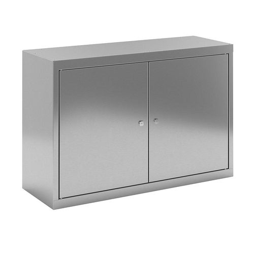4021177027658 - Edelstahl-Hängeschrank HxBxT 600 x 900 x 320 mm 2 Fachböden kaiserkraft
