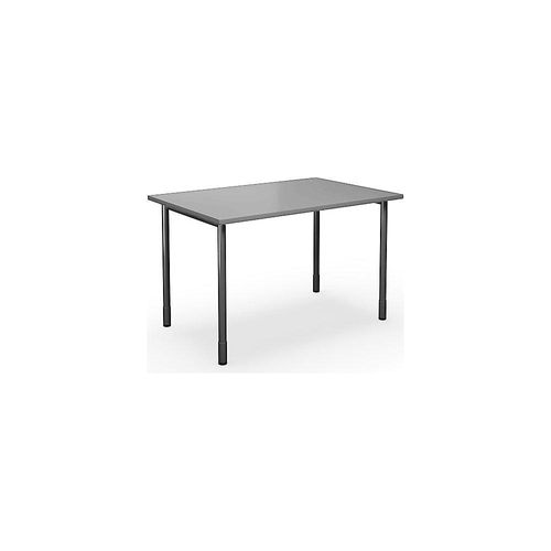 4061753261953 - Mehrzwecktisch DUO-C gerade Platte HxT 700 - 800 x 800 mm Breite 1200 mm lichtgrau schwarz kaiserkraft 4061753261953 - Mehrzwecktisch DUO-C gerade Platte HxT 700 - 800 x 800 mm Breite 1200 mm lichtgrau schwarz kaiserkraft