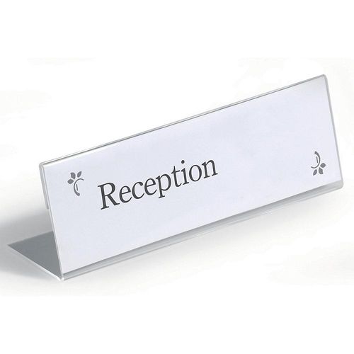 4005546803920 - DURABLE Tischnamensschilder Tischnamensschild Acryl 61x210 21 cm x 61 cm Acryl Transparent 4005546803920 - DURABLE Tischnamensschilder Tischnamensschild Acryl 61x210 21 cm x 61 cm Acryl Transparent
