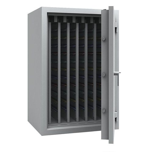 5901468304424 - Schlüsseltresor mit ausziehbaren Zwischenwänden VDMA B und Euro-Norm S2 2310 Haken HxBxT 1256 x 836 x 700 mm kaiserkraft