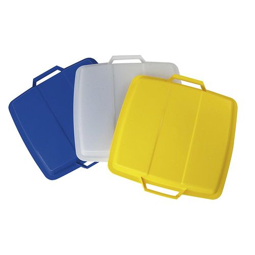 4023122104285 - Steckdeckel mit 2 Handgriffen für Inhalt 90 l lose aufliegend gelb kaiserkraft 4023122104285 - Steckdeckel mit 2 Handgriffen für Inhalt 90 l lose aufliegend gelb kaiserkraft