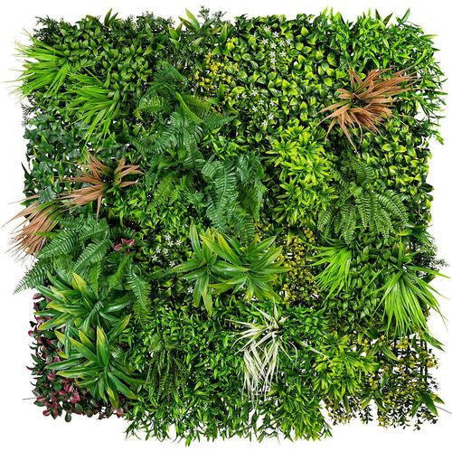 4064118074564 - Blättermatte mit Farnen Gräsern und Blüten LxBxH 1000 x 1000 x 120 mm UV-beständig kaiserkraft 4064118074564 - Blättermatte mit Farnen Gräsern und Blüten LxBxH 1000 x 1000 x 120 mm UV-beständig kaiserkraft