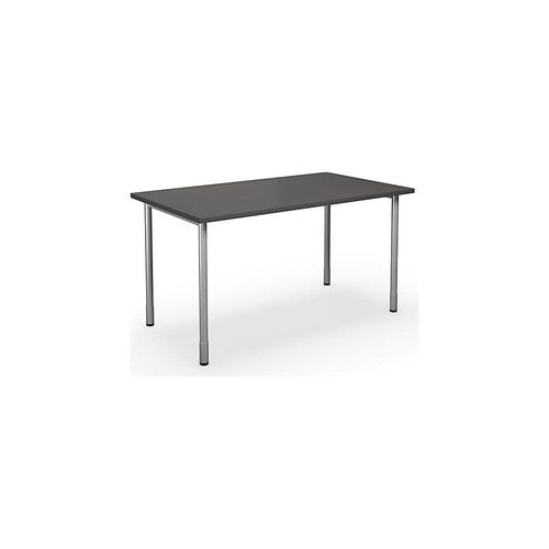 4061753262103 - Mehrzwecktisch DUO-C gerade Platte HxT 700 - 800 x 800 mm Breite 1400 mm dunkelgrau silber kaiserkraft 4061753262103 - Mehrzwecktisch DUO-C gerade Platte HxT 700 - 800 x 800 mm Breite 1400 mm dunkelgrau silber kaiserkraft
