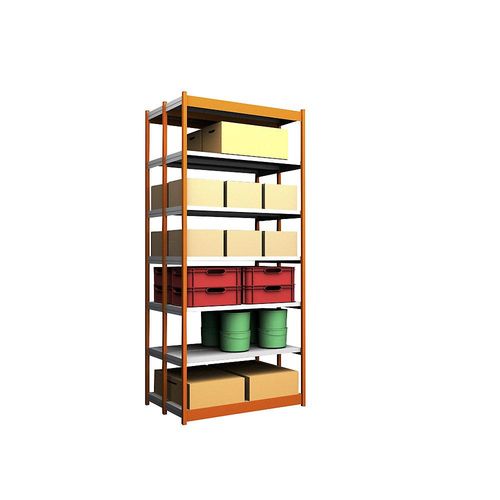 4250623734783 - Stabil-Steckregal doppelseitig Regalhöhe 3000 mm orange verzinkt Bodenbreite 1325 mm Grundregal Breite x Tiefe 1325 x 400 mm hofe 4250623734783 - Stabil-Steckregal doppelseitig Regalhöhe 3000 mm orange verzinkt Bodenbreite 1325 mm Grundregal Breite x Tiefe 1325 x 400 mm hofe