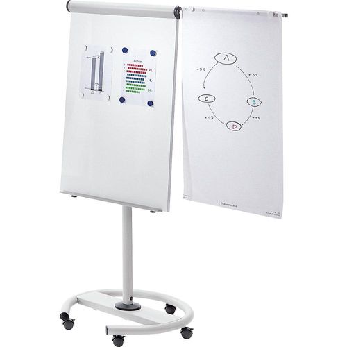 8427951618115 - Multifunktions-Flipchart mobil im Sitzen als Tisch Tafel BxH 680 x 1040 mm kaiserkraft