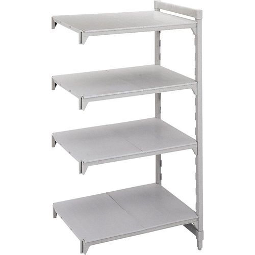 0099511722914 - Kunststoff-Steckregalsystem PREMIUM Fachboden-BxT 700 x 500 mm Anbauregal Breite 735 mm Boden glatt kaiserkraft