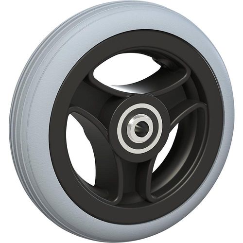 4061753239679 - Speichenrad mit PU-Bereifung spurlos Rad-Ø x Breite 125 x 30 mm ab 4 Stk kaiserkraft 4061753239679 - Speichenrad mit PU-Bereifung spurlos Rad-Ø x Breite 125 x 30 mm ab 4 Stk kaiserkraft