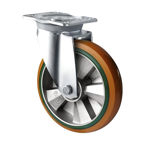 4260654030181 - PU- PU-Elastik-Reifen braun grün Rad-Ø x Breite 125 x 50 mm ab 2 Stk Lenkrolle kaiserkraft 4260654030181 - PU- PU-Elastik-Reifen braun grün Rad-Ø x Breite 125 x 50 mm ab 2 Stk Lenkrolle kaiserkraft