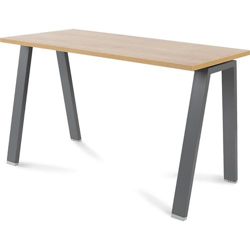 8427951003225 - Schreibtisch BLANCA Höhe 740 mm Gestell A-Form BxT 1200 x 600 mm Eiche-Dekor anthrazit kaiserkraft 8427951003225 - Schreibtisch BLANCA Höhe 740 mm Gestell A-Form BxT 1200 x 600 mm Eiche-Dekor anthrazit kaiserkraft