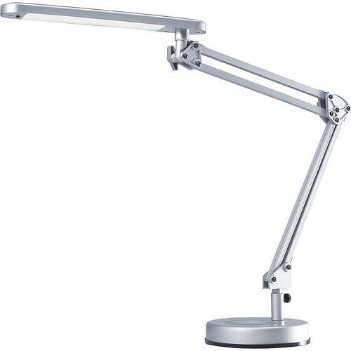 7612176073974 - Styro Gmbhablage-systeme - Schreibtischleuchte Alusilber Hmax600mm Standfuß mLED hansa