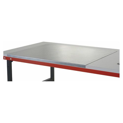 4251924702136 - Edelstahlauflage BxT 1000 x 800 mm silbergrau kaiserkraft 4251924702136 - Edelstahlauflage BxT 1000 x 800 mm silbergrau kaiserkraft
