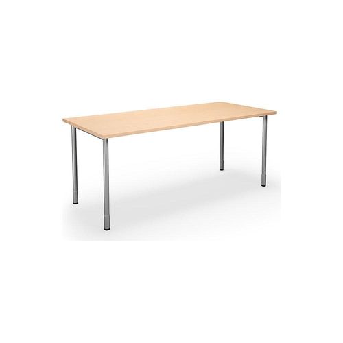 4061753262370 - Mehrzwecktisch DUO-C gerade Platte HxT 700 - 800 x 800 mm Breite 1800 mm Birke silber kaiserkraft 4061753262370 - Mehrzwecktisch DUO-C gerade Platte HxT 700 - 800 x 800 mm Breite 1800 mm Birke silber kaiserkraft