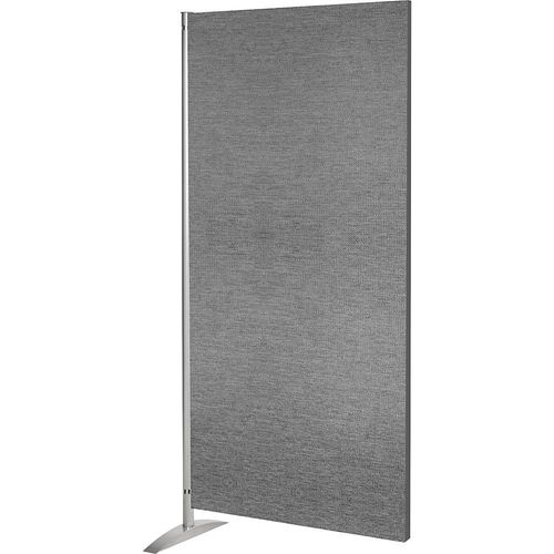 4044917437296 - Stellwandsystem HxBxT 1750 x 800 x 450 mm Textil-Element grau kaiserkraft