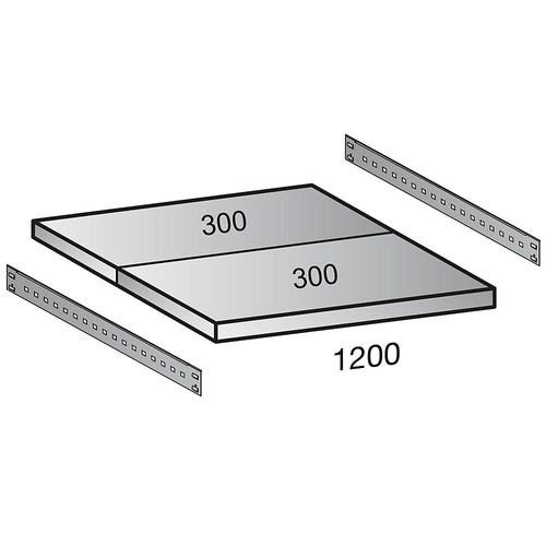 4260035212267 - Fachboden für Industriesteckregal Bodenbreite 1200 mm Tiefe 600 mm kaiserkraft 4260035212267 - Fachboden für Industriesteckregal Bodenbreite 1200 mm Tiefe 600 mm kaiserkraft