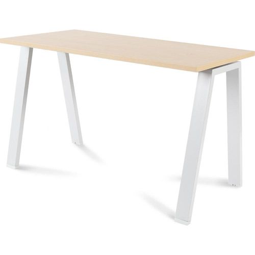 8427951003102 - Schreibtisch BLANCA Höhe 740 mm Gestell A-Form BxT 1200 x 600 mm Buche-Dekor weiß kaiserkraft 8427951003102 - Schreibtisch BLANCA Höhe 740 mm Gestell A-Form BxT 1200 x 600 mm Buche-Dekor weiß kaiserkraft