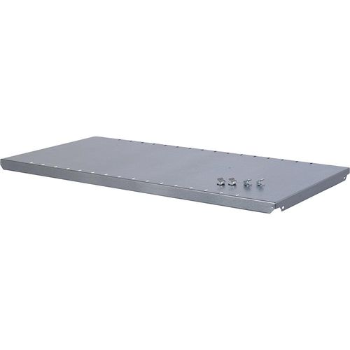 4250621501295 - Fachboden für Regal mit farbigen Regalkästen verzinkt Breite x Tiefe 1000 x 500 mm STEMO