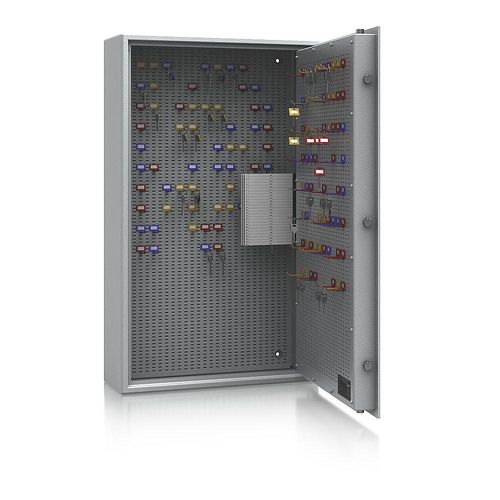 5901468303304 - Schlüsseltresor Sicherheitsstufe A und Euro-Norm S1 lichtgrau HxBxT 1000 x 600 x 200 mm für max 300 Haken kaiserkraft 5901468303304 - Schlüsseltresor Sicherheitsstufe A und Euro-Norm S1 lichtgrau HxBxT 1000 x 600 x 200 mm für max 300 Haken kaiserkraft
