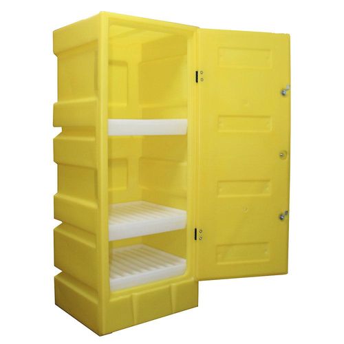 5060399593229 - Umweltschrank aus PE Auffangvolumen 70 l 3 PE-Wannenböden HxBxT 1650 x 650 x 570 mm kaiserkraft 5060399593229 - Umweltschrank aus PE Auffangvolumen 70 l 3 PE-Wannenböden HxBxT 1650 x 650 x 570 mm kaiserkraft