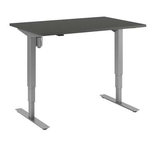 4061753258373 - Schreibtisch Atlanta elektrisch höhenverstellbar gerade BxT 1200 x 800 mm dunkelgrau silber kaiserkraft 4061753258373 - Schreibtisch Atlanta elektrisch höhenverstellbar gerade BxT 1200 x 800 mm dunkelgrau silber kaiserkraft