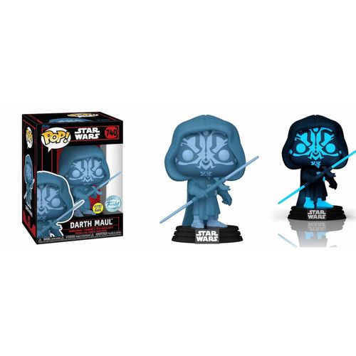 0889698827713 - Darth Maul (Glow in the Dark) Vinyl Figur 740 Funko Pop! multicolor