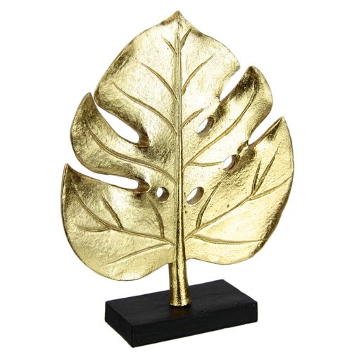 4019844802837 - Dekofigur IGEA Splitphilo-Blatt Statue gold B19cm H24cm Polyresin Dekofiguren Blattskulptur Figur Skulpturen Blätter Deko Ornament Geschenk gold 4019844802837 - Dekofigur IGEA Splitphilo-Blatt Statue gold B19cm H24cm Polyresin Dekofiguren Blattskulptur Figur Skulpturen Blätter Deko Ornament Geschenk gold