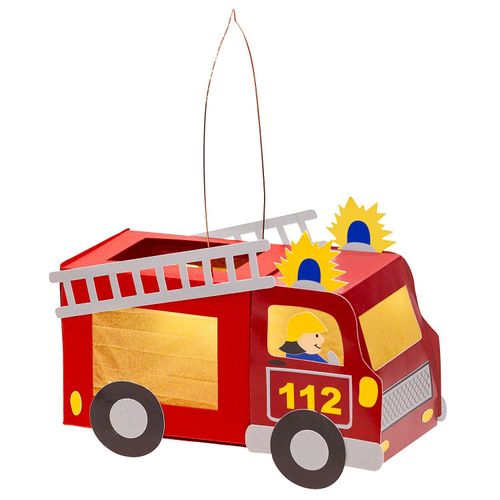 4058896379379 - Bastel-Set Laterne Feuerwehrauto – bereits vorgestanzt 4058896379379 - Bastel-Set Laterne Feuerwehrauto – bereits vorgestanzt