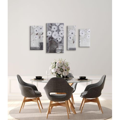4032295093074 - Ölgemälde BÖNNINGHOFF weiß (farbe bild(er) weiß grau) B124cm H70cm T3cm Canvas Holz Bilder jedes Bild ein Unikat 4032295093074 - Ölgemälde BÖNNINGHOFF weiß (farbe bild(er) weiß grau) B124cm H70cm T3cm Canvas Holz Bilder jedes Bild ein Unikat