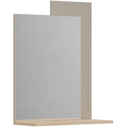 4069745228984 - Garderobenspiegel HOME AFFAIRE Luminara cashmere (beige) eiche B65cm H835cm T26cm Holzwerkstoff MDF Floatglas Spiegel Flurspiegel mit Ablage und eleganter Rillenoptik - (B T H) 65 26 84 cm 4069745228984 - Garderobenspiegel HOME AFFAIRE Luminara cashmere (beige) eiche B65cm H835cm T26cm Holzwerkstoff MDF Floatglas Spiegel Flurspiegel mit Ablage und eleganter Rillenoptik - (B T H) 65 26 84 cm
