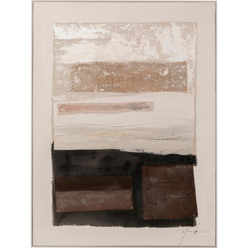 4025621567837 - Bild mit Rahmen DESIGN Gerahmtes Bild Lontano Braun 90x120cm braun (farbe bild(er) braun) B120cm H90cm T5cm Bilder